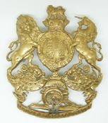 British Army Royal Artillery Militia other ranks helmet plate