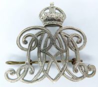 British Army 7th Hussars NCO's metal arm badge