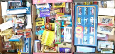 Ninety-six Corgi, Matchbox, Lledo, Oxford Diecasts and similar diecast model vehicles including