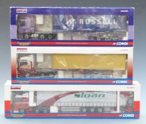 Three Corgi Hauliers of Renown 1:50 scale limited edition diecast model vehicles Hanbury Davies