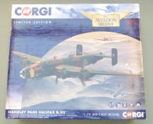 Corgi The Aviation Archive 1:72 scale limited edition diecast model Handley Page Halifax B.VII,