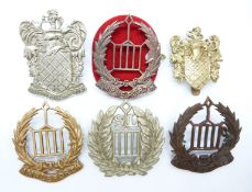 Alderham School Officer Training Corps and Ampleforth School Officer Training Corps cap badges