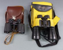 A pair of Carl Zeiss Jena Deltrintem 8x30 binoculars, in leather case, together with a pair of
