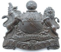 British Army Manchester Regiment Pals Battalion officer's cap badge