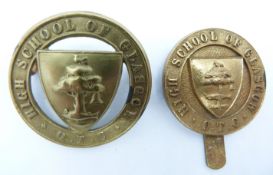 Glasgow High School Officer Training Corps metal badge