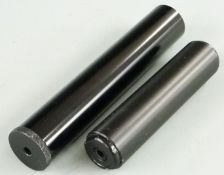 Two air rifle silencers, both with NVSN.