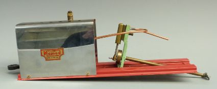 Mamod M.E.1 live steam marine engine, in original box.