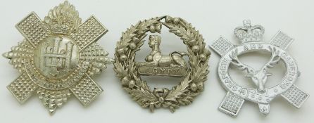Three British Army Highland Light Infantry, Gordon Highlanders and Seaforth and Camerons Regiment