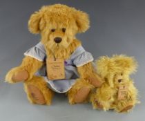 Two Countrylife Teddy bears both limited edition and designed by Robin Rive, Chelsea 66/500 and