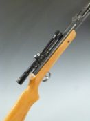 Original FEG model 322 .22 air rifle with Bentyley 4x20 scope, 11865.