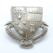 Aberdeen University Officer Training Corps metal cap badge
