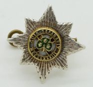 British Army Irish Guards officer's cap badge
