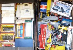 Over 50 Corgi, Dinky, Siku, Britains and similar diecast model vehicles including cars, lorries,