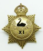 Australian Army 11th Australian Infantry Regiment metal hat badge
