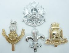 Four British Army Infantry The Loyal Regiment, Manchester Regiment, Bedfordshire and Hertfordshire