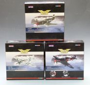 Three Corgi The Aviation Archive 1:72 scale limited edition diecast model aeroplanes P-51B-5 43-6819