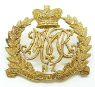 New Zealand Army Manawatu Mounted Rifles metal cap badge