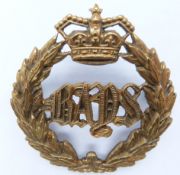 British Army 2nd Dragoon Guards (Queen's Bays) Victorian metal cap badge