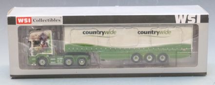 WSI Collectibles 1:50 scale diecast model Countrywide PCM Scania R Topline 6x2 Curtainsider, 9554,