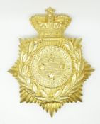 New Zealand Army Volunteers metal other ranks helmet plate