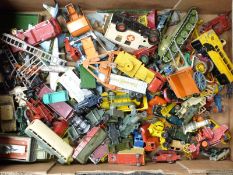 A large collection of Corgi, Dinky, Matchbox, Budgie, Benros and similar diecast model vehicles