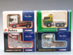 Four Corgi 1:50 scale limited edition diecast model lorry tractor cab units Macfarlane Transport Ltd