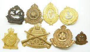 Eight Australian Army including The Adelaide Rifles, Illawarra Regiment and Macquarie Regiment metal