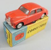 Corgi Toys diecast model Riley Pathfinder Saloon with red body, 205, in original box.
