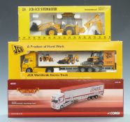 Three diecast model vehicles Corgi Hauliers of Renown 1:50 scale limited edition Barry Haulage