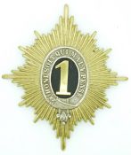 British Army First Dragoon Guards helmet plate