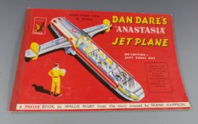Eagle Dan Dare's 'Anastasia' Jet Plane press out model book by Wallis Rigby and Frank Hampson for