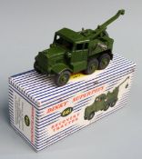 Dinky Toys diecast model Recovery Tractor with green body and hubs, 661, in original box.