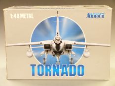 Franklin Mint Armour Collection 1:48 scale diecast model UK Royal Air Force Tornado, 98064, in