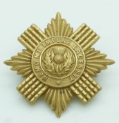 British Army Scots Guards other ranks brass Broderick cap badge