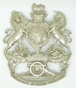 British Army Royal Artillery 1st Forfarshire Artillery Volunteers other ranks Victorian helmet plate