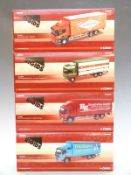 Four Corgi Rigids 1:50 scale limited edition diecast model lorries Knights of Old CC13522, Tunnock's
