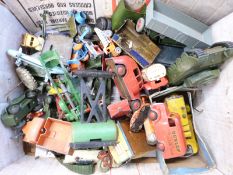 Forty Dinky, Corgi and similar diecast model vehicles including military vehicles, Heavy Tractor 563