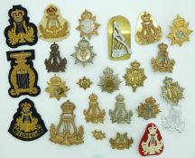 Small collection of British Army Musician/Bandsman metal and cloth badges