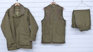 Musto performance gentleman's tweed shooting jacket, size L, matching breeks size 38 and long