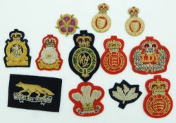 Twelve British Army Yeomanry Duke of Lancasters Own, Essex Yeomanry, Leicestershire & Derby Yeomanry