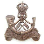 King's African Rifles Signal Company officer's service dress cap badge