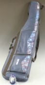 A large Holme padded rifle or gun carry bag with additional external compartments and shoulder