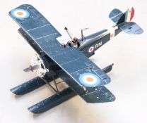 Heco tinplate Standard bi-plane two seat model, in original box.