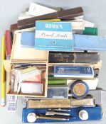 Quantity slide rules including Jakar, Aristo, British Thornton and other draughtsman's equipment