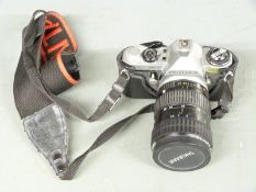 Pentax ME super SLR camera with Takumar-A 1:3.5-4.5 28-80mm lens