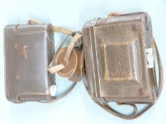 Zeiss Ikon Super Ikonta 532/16 folding rangefinder camera, in leather case together with a