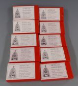 Ten Mitrecap Miniatures 54mm scale white metal kits comprising MA2I x4, MA8, MA11I, MA8I, MA7I,