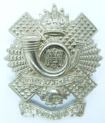 British Army Highland Light Infantry Regiment 2nd Volunteer Battalion metal cap badge