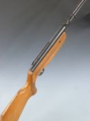 Relum Tornado .22 air rifle with chequered semi-pistol grip, serial number 20376.