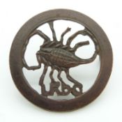 British Army Long Range Desert Group metal cap badges